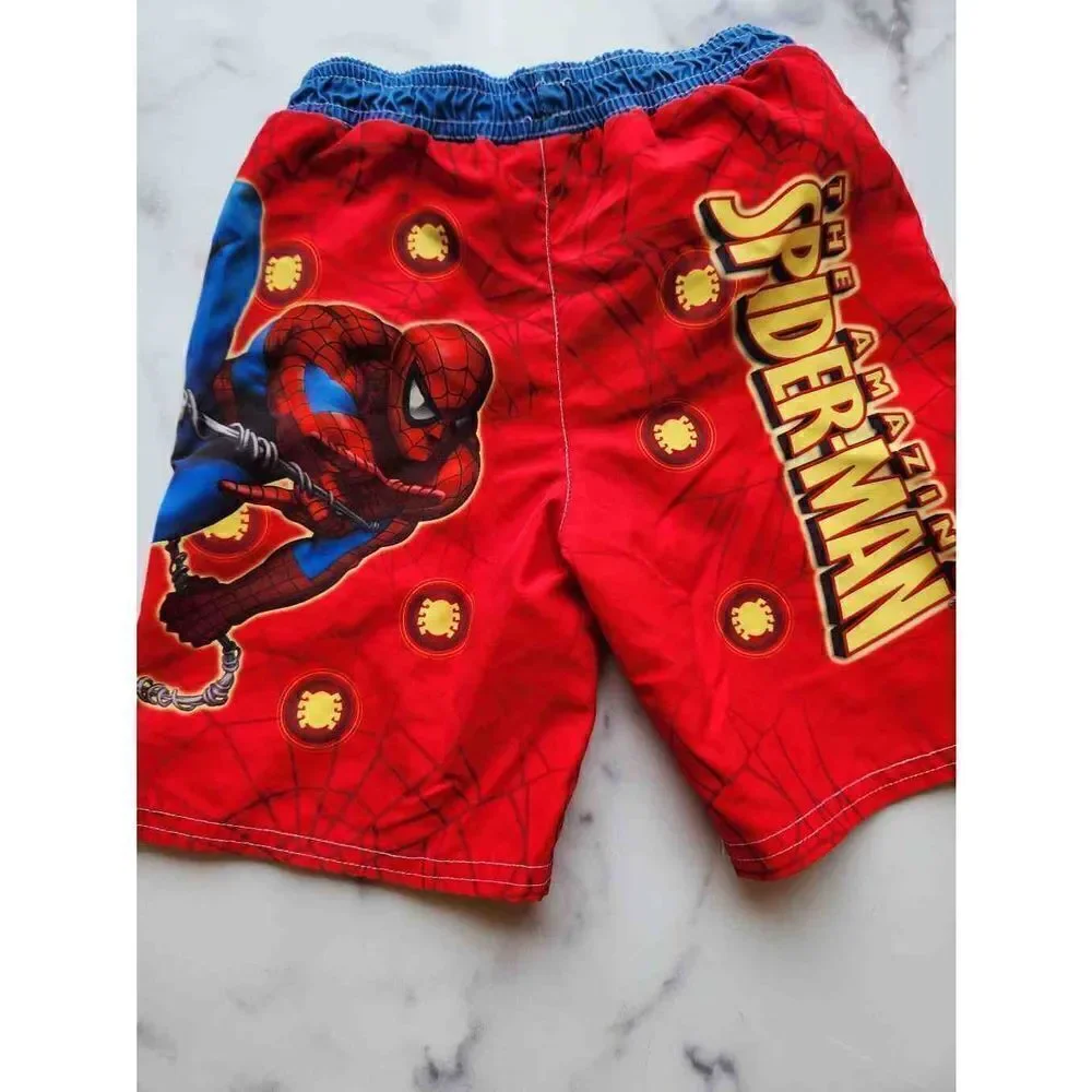 Spiderman 24 month swim trunks toddler superhero pull on swim shorts